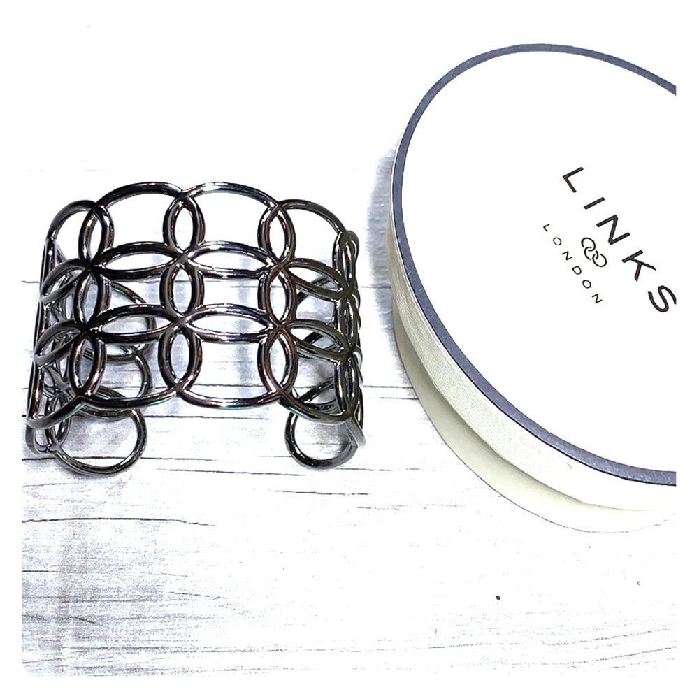 Links of London Ovals Black Rhodium over Sterling